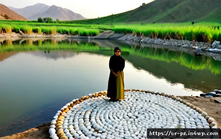 Home 14 자연과 인간의 관계를 표현하는 예술 - Photorealistic Pakistani artisan in a simple shalwar kameez creating an elegant leaf-shaped sculptur...